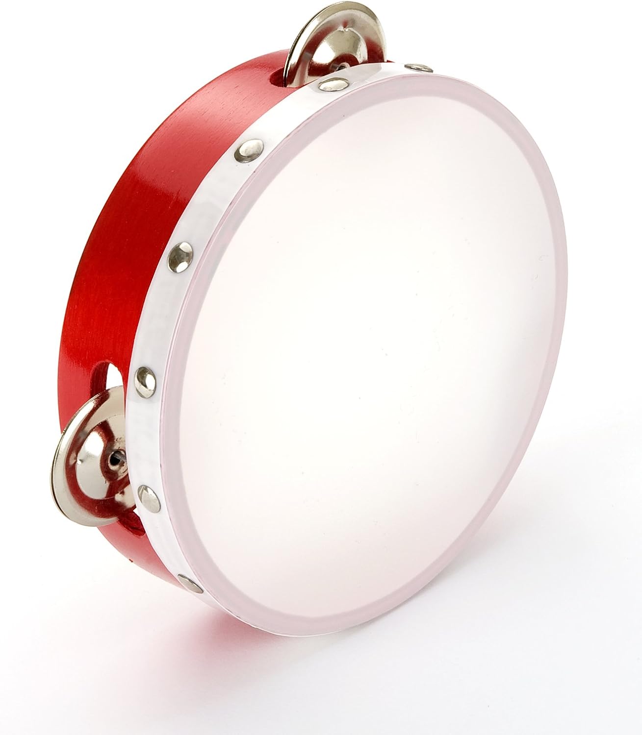 Percussion Plus 6 inch Tambourine, Red