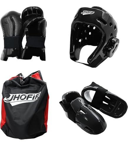 Lightning White Karate Sparring Gear Package Deal - Size