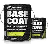 Base Coat 2k Epoxy Primer Paint: High-Performance Protection for Garages, Warehouses, and More &ndash; Light Gray, 1 Gallon, 300 sq ft. (1-Kit-Pack)