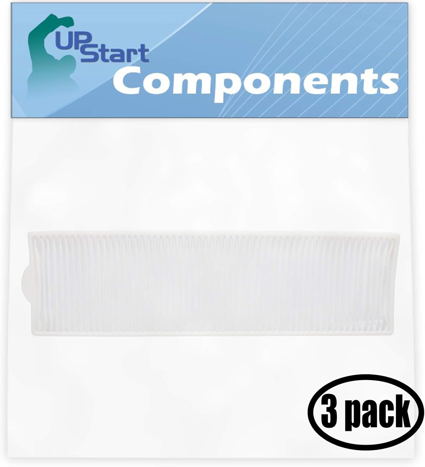 3-pack Replacement Style 8 Humidifier Filter for Bissell - Compatible with Bissell Style 8, Bissell 3910, Bissell 3920, Bissell 3750, Bissell 3760, Bissell 3091, Bissell 18Z6, Bissell Style 14, Bissell 3910C with 7-Piece Micro Vacuum Attachment Kit