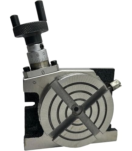 Table rotative horizontale verticale avec kit de serrage M6 et étau rond (avec étau rond de 80
