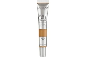 L’Oréal Paris True Match Eye Cream Concealer, Formulated With 0.5% Hyaluronic Acid, c7-8 Dark, 1 Count