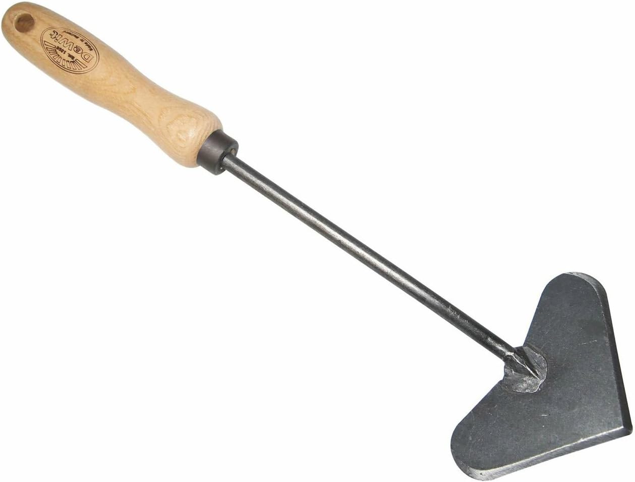 DeWit Heart-Shaped Hand Hoe with Short Handle