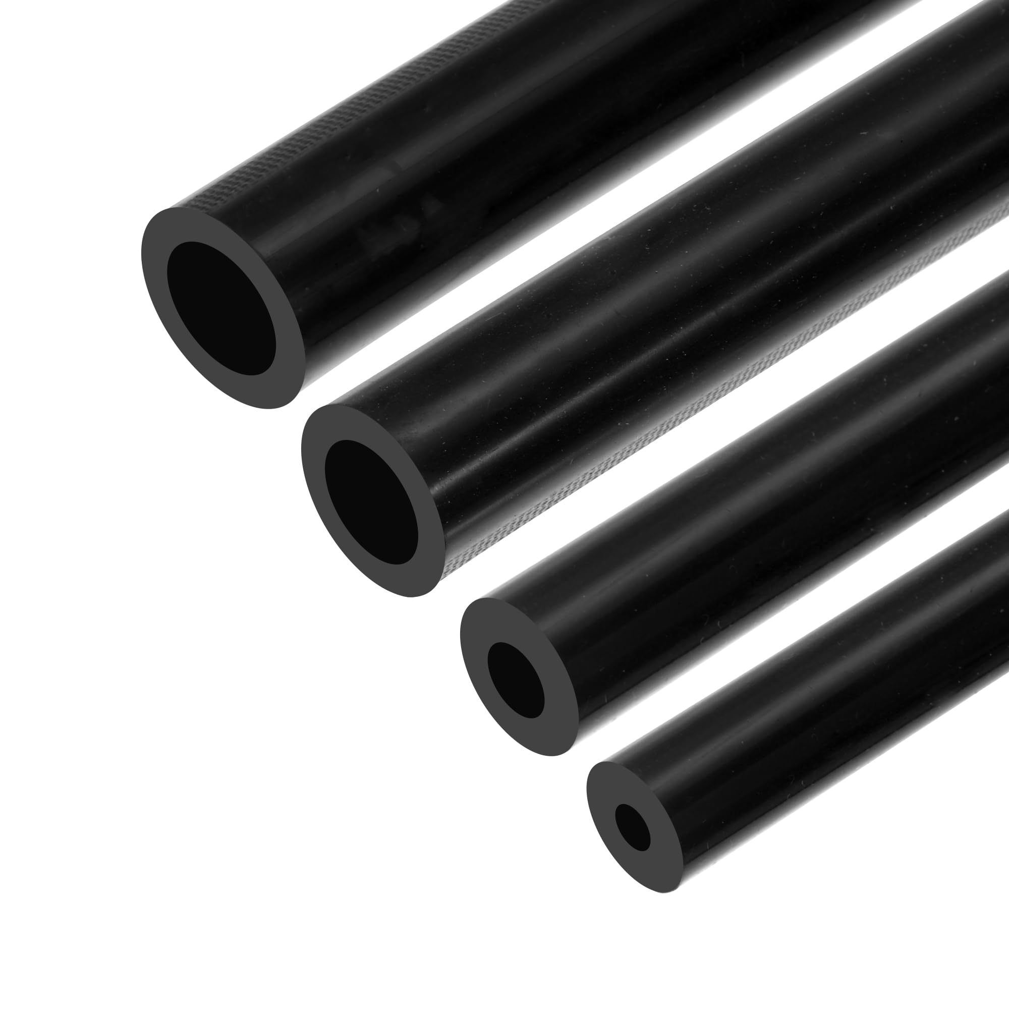 uxcell Vacuum Silicone Tubing Hose 3mm 6mm 10mm 12mm ID 3mm Wall Thick 1.5m Black High Temperature for Engine