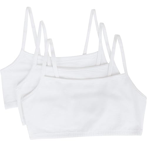 Fruit of the Loom Women's Spaghetti Strap Cotton Pullover Sports Bra