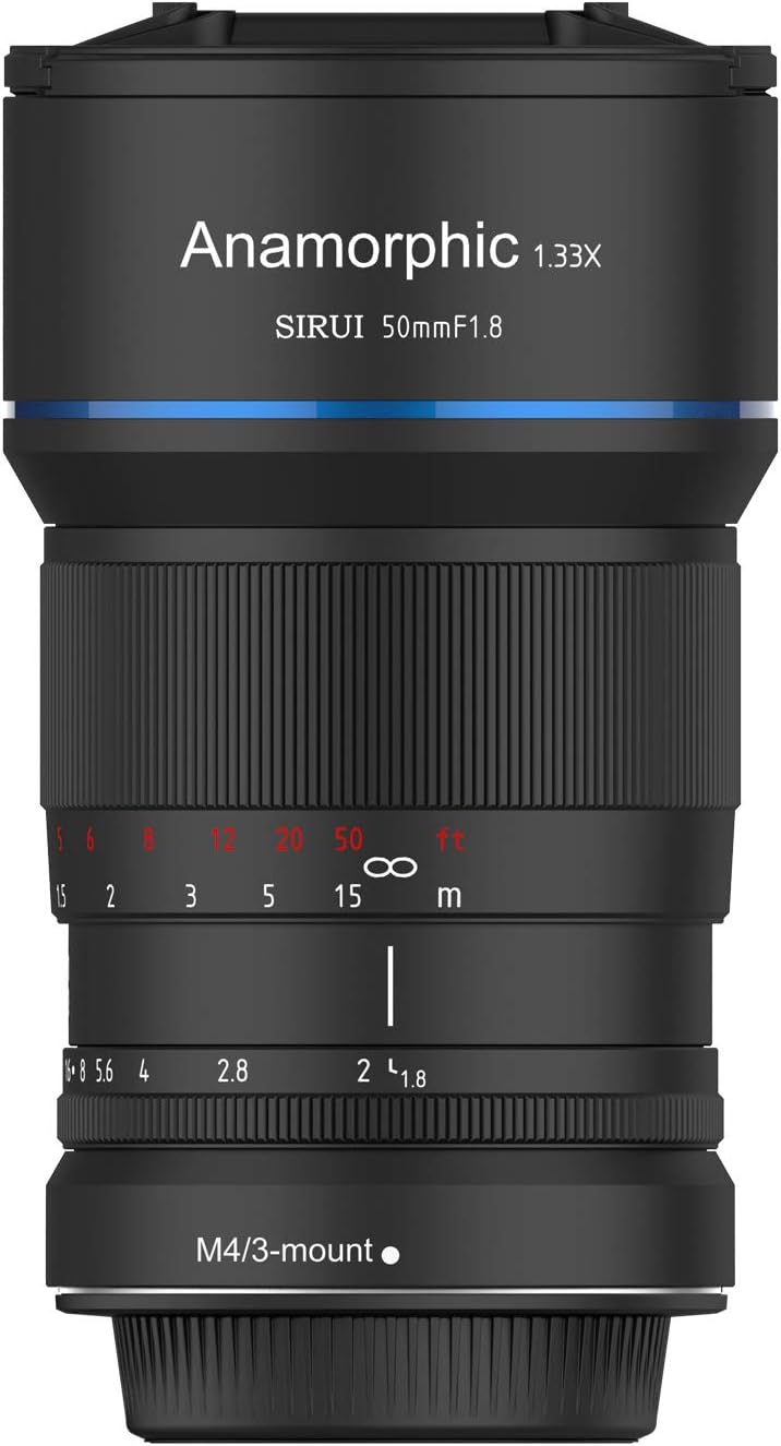 Objectif Anamorphique SIRUI 50mm F/1.8 1.33x - Monture Sony E - Occasion