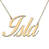 HUAN XUN Customized Custom Simple Any Name Necklace