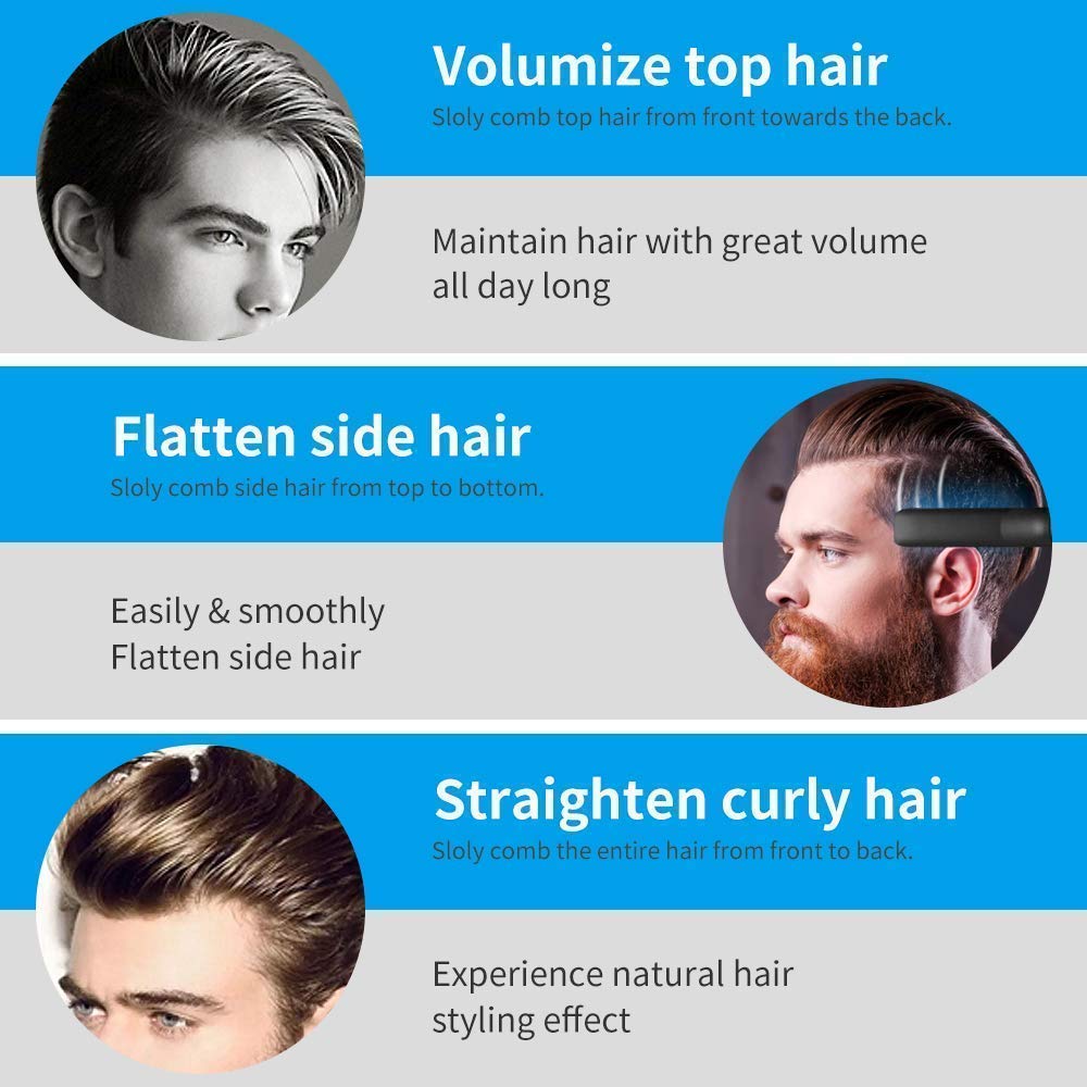Buy Men S Quick Hair Styler Beard Styler And Straightner Comb