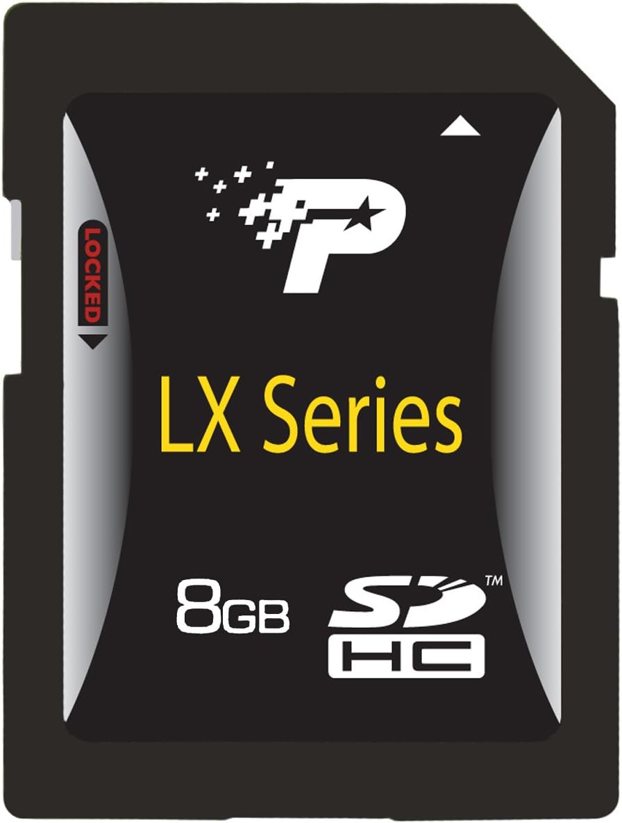 NEW 8Gb Genuine Patriot Memory Card for PANASONIC LUMIX DMC-ZS1 SLR Digital Camera