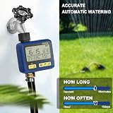FANHAO Programmable Sprinkler Timer, Child Lock, Rain Delay, Blue view 3