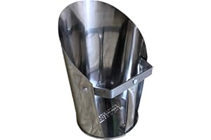 Walden Backyards Ash Scoop - Stainless Steel - Pellet and Coal Shovel - Fireplace and Fire Pit Cleaning Tool