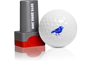 ZEETY Golf Ball Stamp, Golf Ball Stamper, Self-Inking Golf Ball Stamp Marker to Identify Golf Balls, Golf Gifts Golf Accessories for Men and Women Golfers