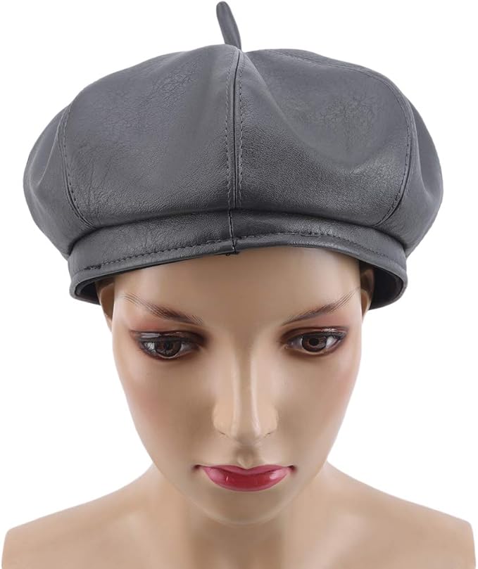 Amazon Maruikao ベレー帽 帽子 画家ハット 八角形の帽子 ベレー レディース 秋冬 ゆったり シンプル 女性 灰色 ベレー帽 通販