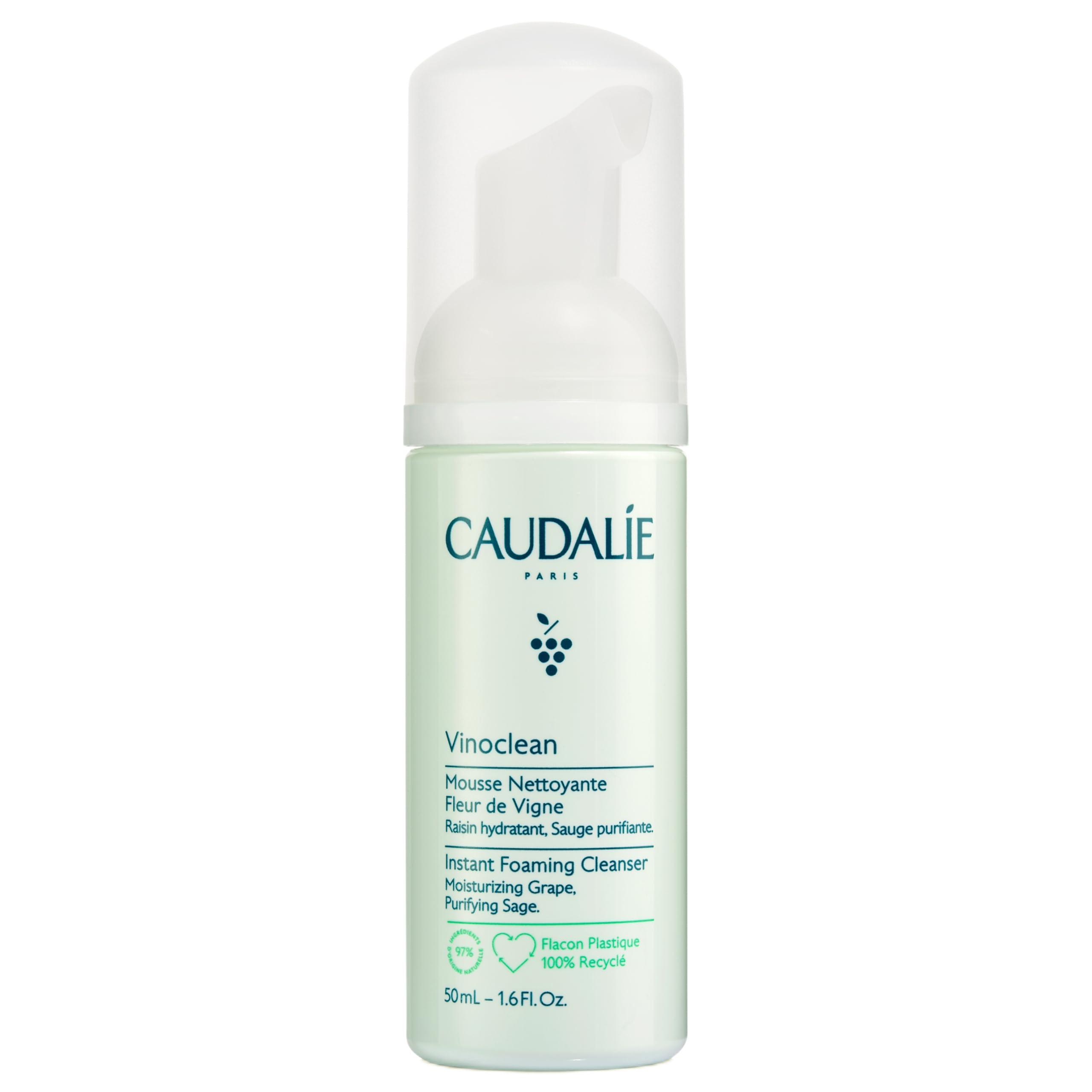 Caudalie Vinoclean Gentle Foam Cleanser 50ml - 50 mL — image 1