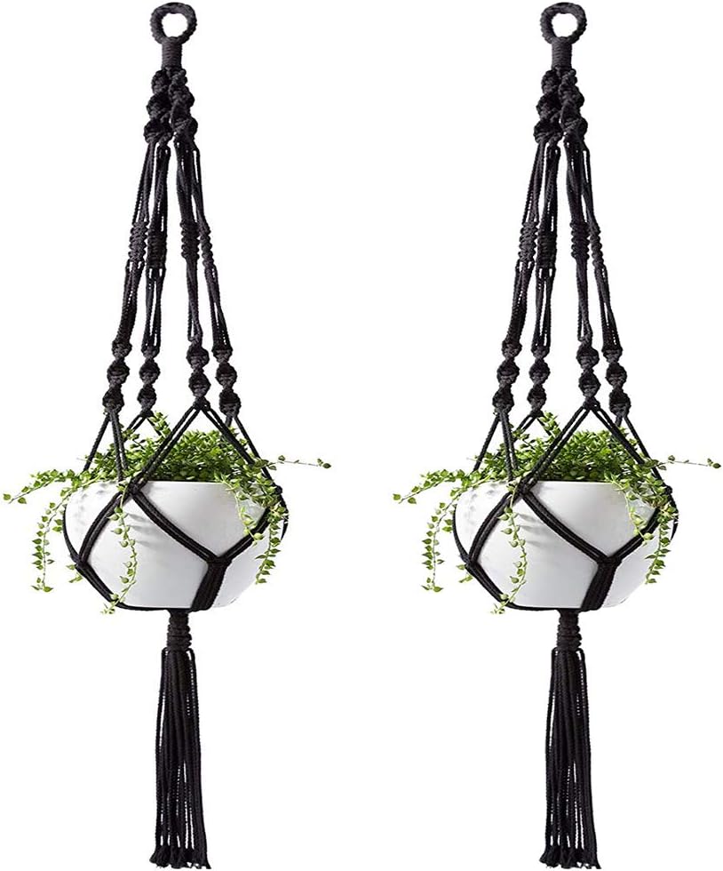 Jaxbo Plant Hanger Indoor Outdoor Hanging Planter Basket