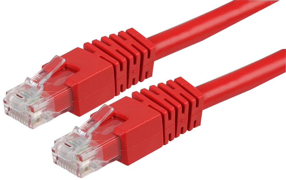Pro Signal PS11159 RJ45 Male to Male Cat6 UTP Ethernet Patch Lead, 30m, Red