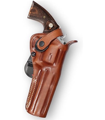 Amazon.com : Bianchi Model 5BHL Thumbsnap Suede Lined Belt Gun