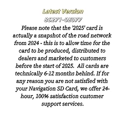 2025 Latest Navigation SD Card Compatible with
