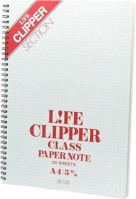 Amazon ライフ リングノート クリッパー 方眼 2冊セット G13 2p ノート 文房具 オフィス用品
