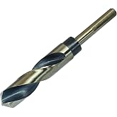 Litoexpe Reduced Shank Twist Drill Bit 20mm with 10mm Shank | Titanium Coated HSS, for Stainless Steel, Aluminum, and Wood