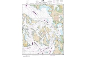 Paradise Cay Publications, Inc. NOAA Chart 18421: Strait of Juan de Fuca to Strait of Georgia; Drayton Harbor 21.00 x 28.46 (Small Format Waterproof)