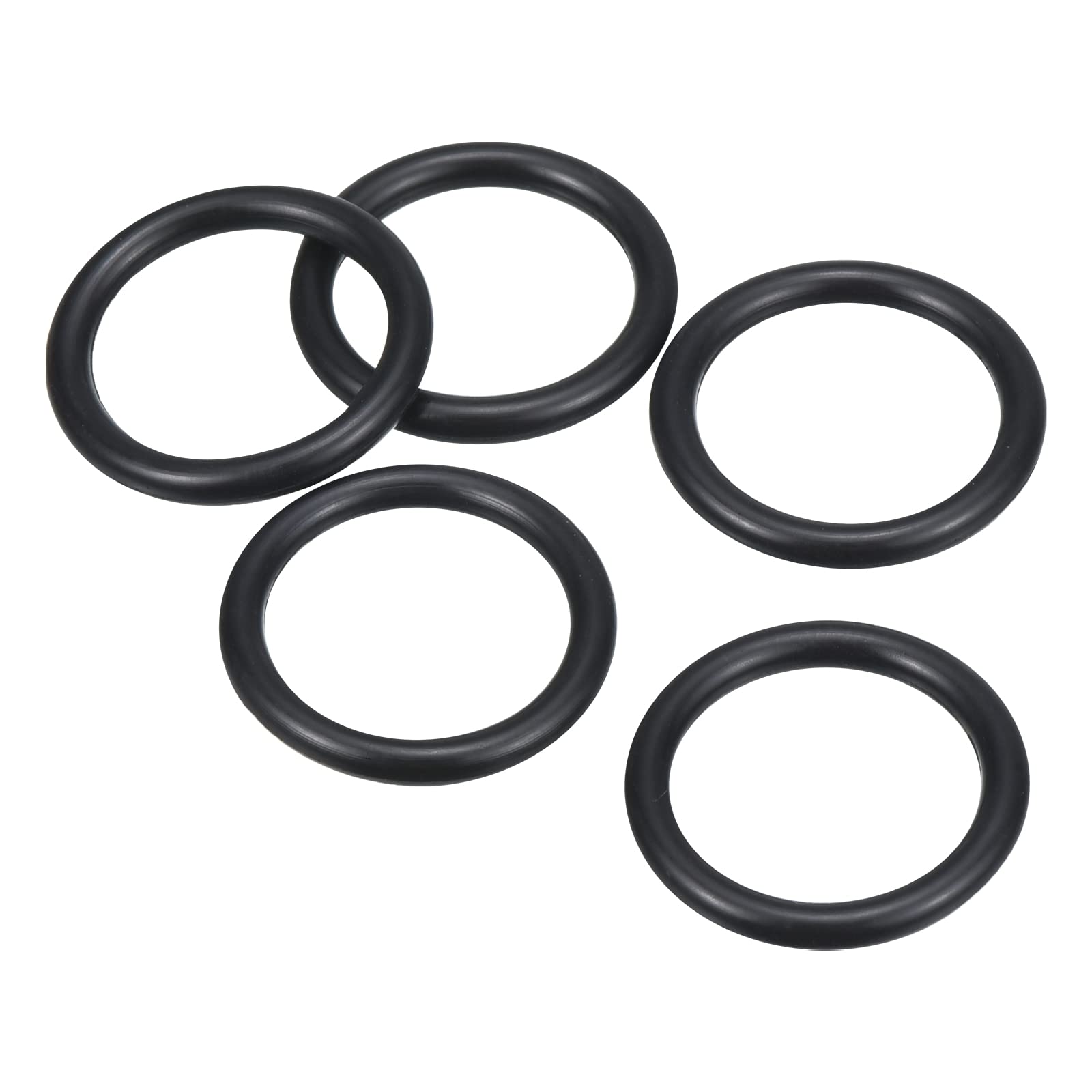 PATIKIL Nitrile Rubber O-Rings 21mm OD 16mm ID 2.65mm Width, 20 Pcs Metric Sealing Gasket for Faucet Plumbing Automotive Repair, Black
