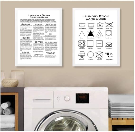 HHLSS Wunderschönes Bild 2x50x70cm ohne RahmenWäschepflege-Leitfaden