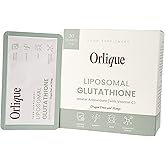 Orlique Liposomal Glutathione with Vitamin C | High-Potency Antioxidant for Immune Support, Cellular Protection, Detox & Energy | Vegan, Gluten-Free | Dragon Fruit & Mango Flavor | 30 Sachets, 400 mg