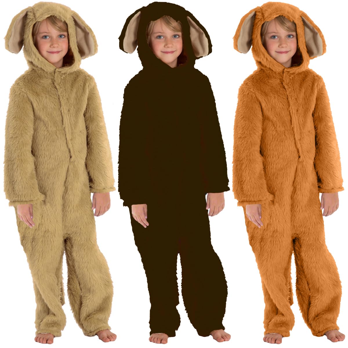 Charlie Crow Fur Red Setter/Labrador Dog Costume for Kids 5-7 years