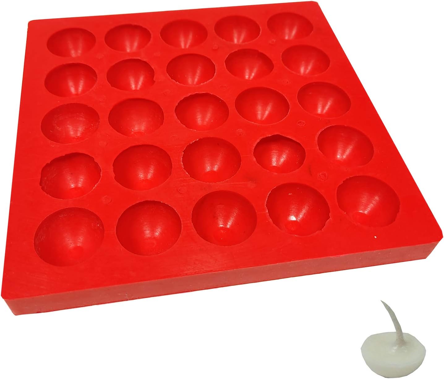 Buy R Wellness Ghee Diya Making Mould (Silicon) 25 Cavity Online at Low