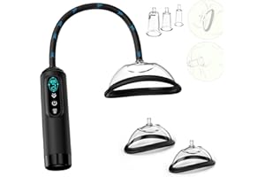 BDSM Electric Vacuum Vagina Pump Sucker, Pussy Pump Set-Nipple Sucking Toys with 6 Suction Modes&Screen Display, Clit Suckers