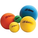 Us-Games Uncoated Economy Foam Ball, 6-Inch