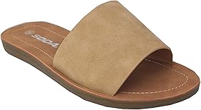 casual slip on sandals
