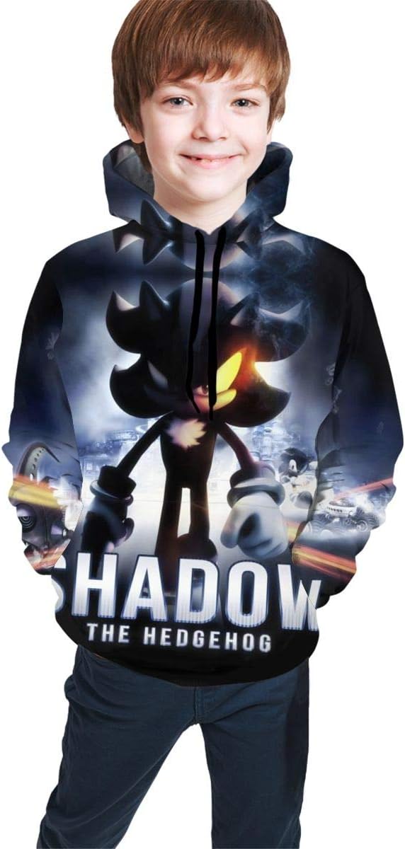 Youth Boys Girls 3D Printed Hoodie Spring Hooded Sportswear Pullover Top
