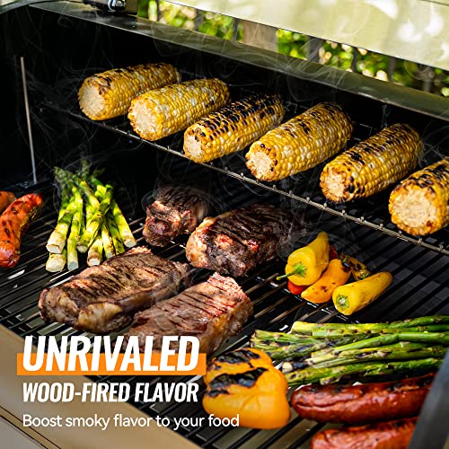 Z Grills 8 in 1 Wood Pellet Grill & Smoker, PID Controller, Meat Probes