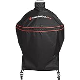 Kamado Joe Big Joe Series 24-inch Ceramic Charcoal Grill and Smoker Durable Polyester Grill Cover with Adjustable Buckle, Wat
