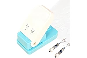 Necklace Card Punch Tool, Jewelry Display Hole Puncher, Earring and Necklace Tag Maker, Precision Craft Punch for Paper Cardb
