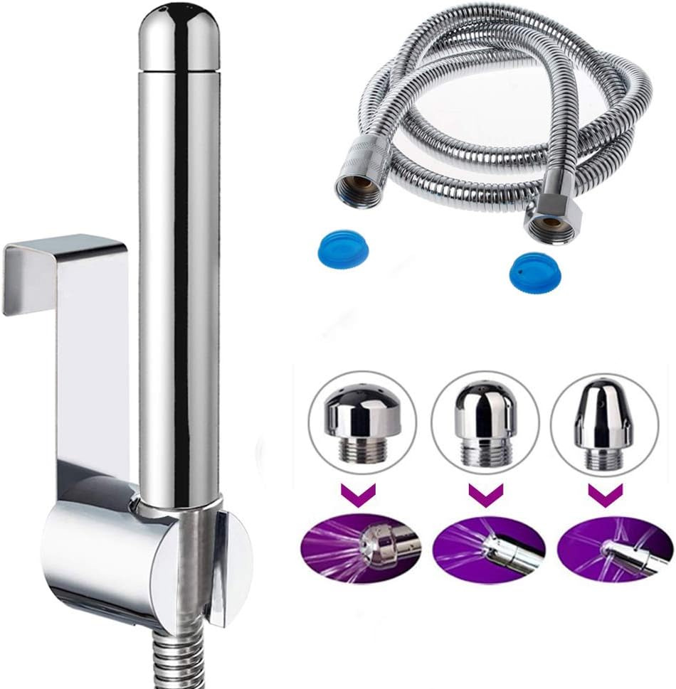 Shower Douche Kit with hook up, Colon Nozzle Cleaner System with 59