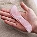 Rosenice Gua Sha Massage Tools, Natural Rose Quartz Gua Sha Board Massage Soft Tissue Therapy Used for Back, Legs, Arms,Neck,Shoulder