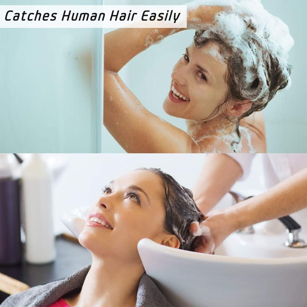 Tub Drain Hair Catcher, Upgraded Bathtub Shower Combo Drain Protector Hair Strainer Snare Trap, Match Standard Drain Sizes from 1.46 to 1.79 Inches, Catch Hair Easily and Fast Water, Anti-Rust, 1 pc: Home & Kitchen