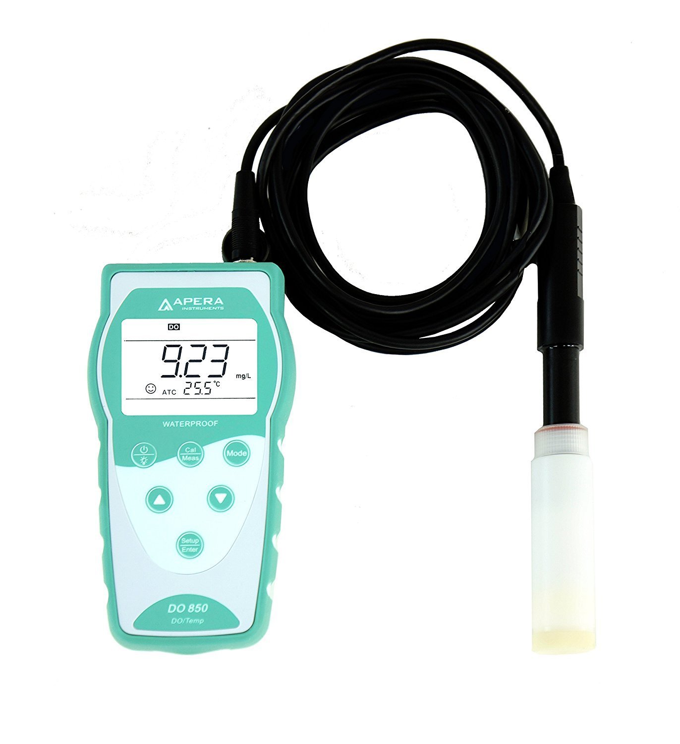Apera Instruments AI480 Dissolved Oxygen Meter Kit, DO850, Hassle-Free Testing Experience, With 10' Optical DO Probe