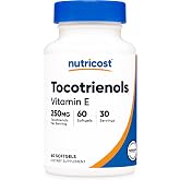 Nutricost Tocotrienols Vitamin E (250mg) 60 Softgels, 30 Servings | GMO-Free