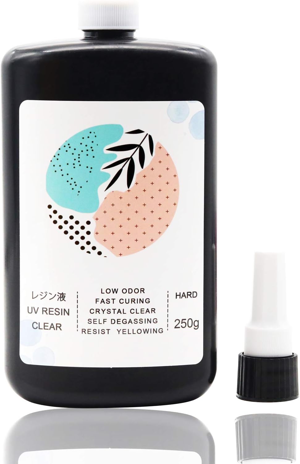 Crystal Clear UV Resin - 8.5oz(250g) Hard Type Ultraviolet Curing Epoxy Resin for DIY Jewelry Making, Craft Decoration