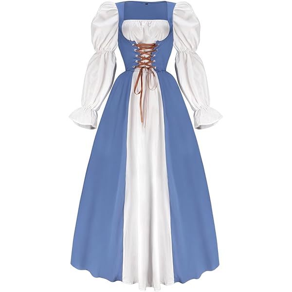Amazon.com: Irish Victorian Dress Peasant Dress Renaissance Dresses  Halloween Medieval Costume Traditional Long Ball Gown Women Medieval Costume  Blue Renaissance Dress Green Small : Clothing, Shoes & Jewelry