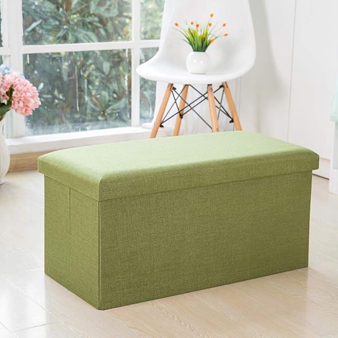 Amazon.de: TENCMG Große Faltbare Fußbank - Aufbewahrungswürfel mit