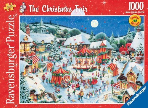 Ravensburger - A Christmas Fair 1000 Piece Jigsaw Puzzle by Ravensburger