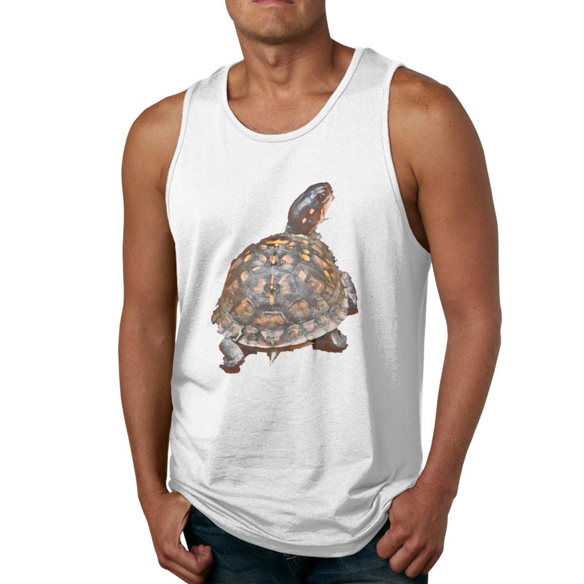 Macwe Br Box Turtle Running Sleeveless Summer Sport T Shirt