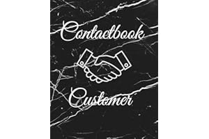 Contact list book: Record the names of customers who come in contact 8.5x11 inche Large page 100 Pages
