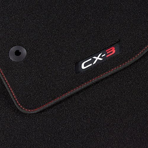 Mazda Genuine CX3 Floor Mats Luxury Red Amazon.co.uk Car & Motorbike