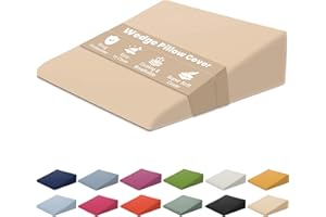 Xtreme Comforts Wedge Pillow Cover - Allergy-Friendly & Easy to Clean Cover - Fits Our (27" x 25" x 7") Wedge Pillow - Sand